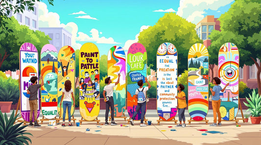 10 Skateboard Art Projects Supporting Social Causes