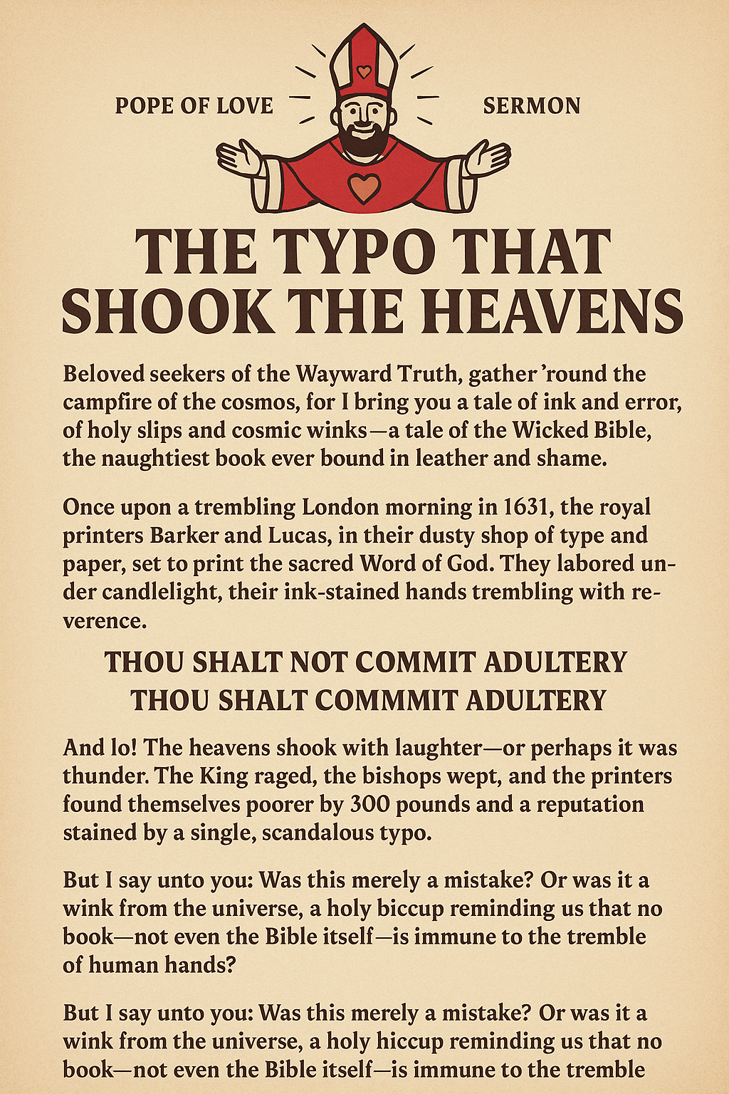 What is the Wicked Bible?