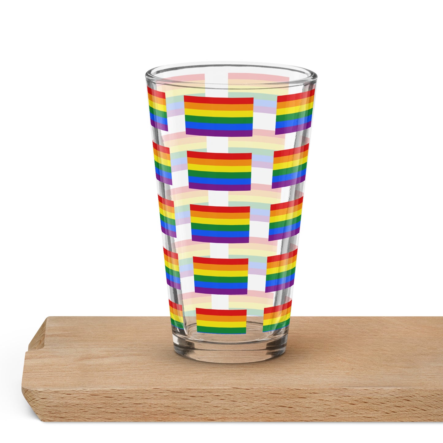 Pride Shaker pint glass