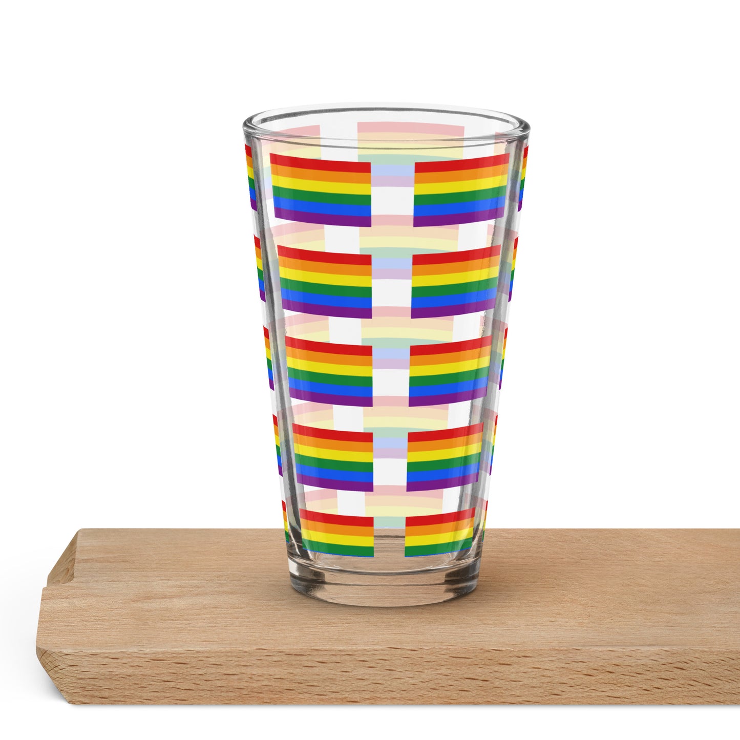Pride Shaker pint glass
