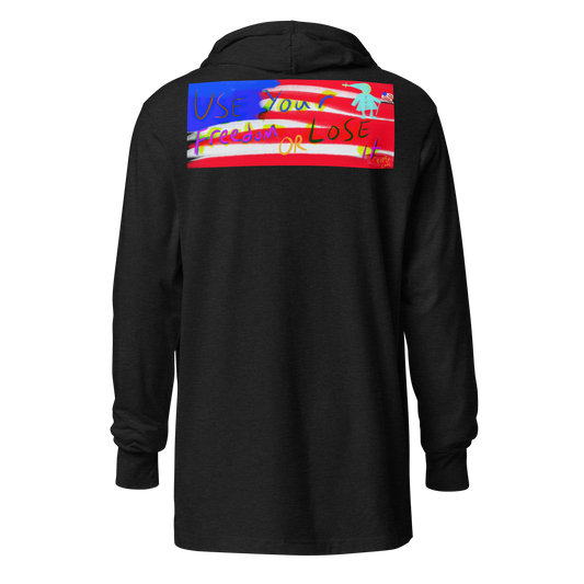 Your Freedom Hooded long-sleeve tee