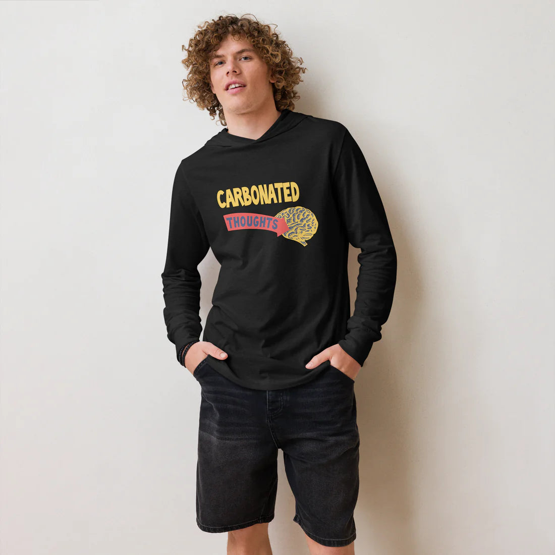 Your Freedom Hooded long-sleeve tee
