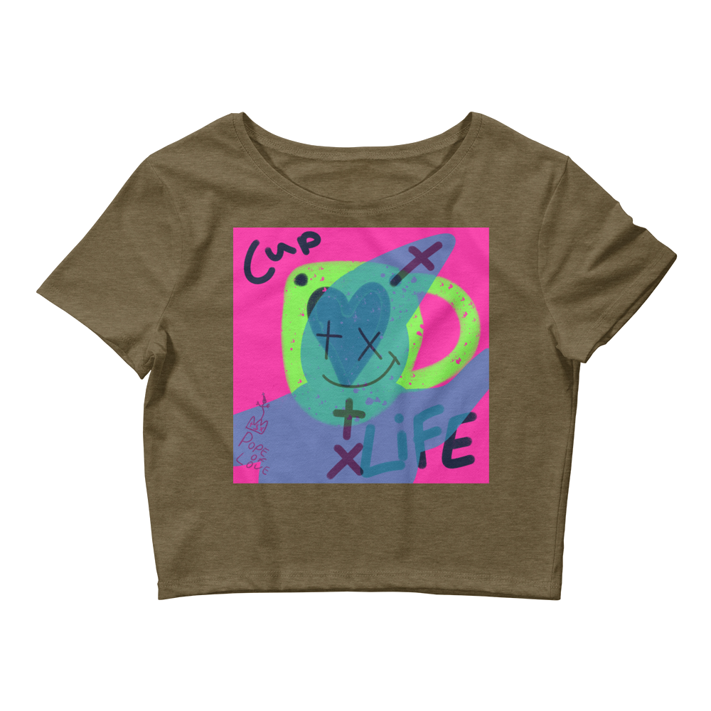 Cup Of Life, Women’s Crop Tee