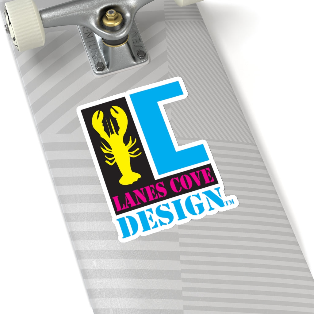 Lanes Cove Design Logo Sticker CMYK - Full Color Decal 4 Sizes