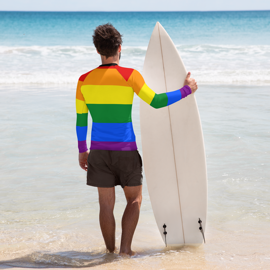 Pride, Pope Of Love Men's Rash Guard