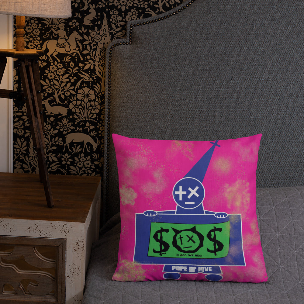 Pope Of Love, Money Premium Pillow