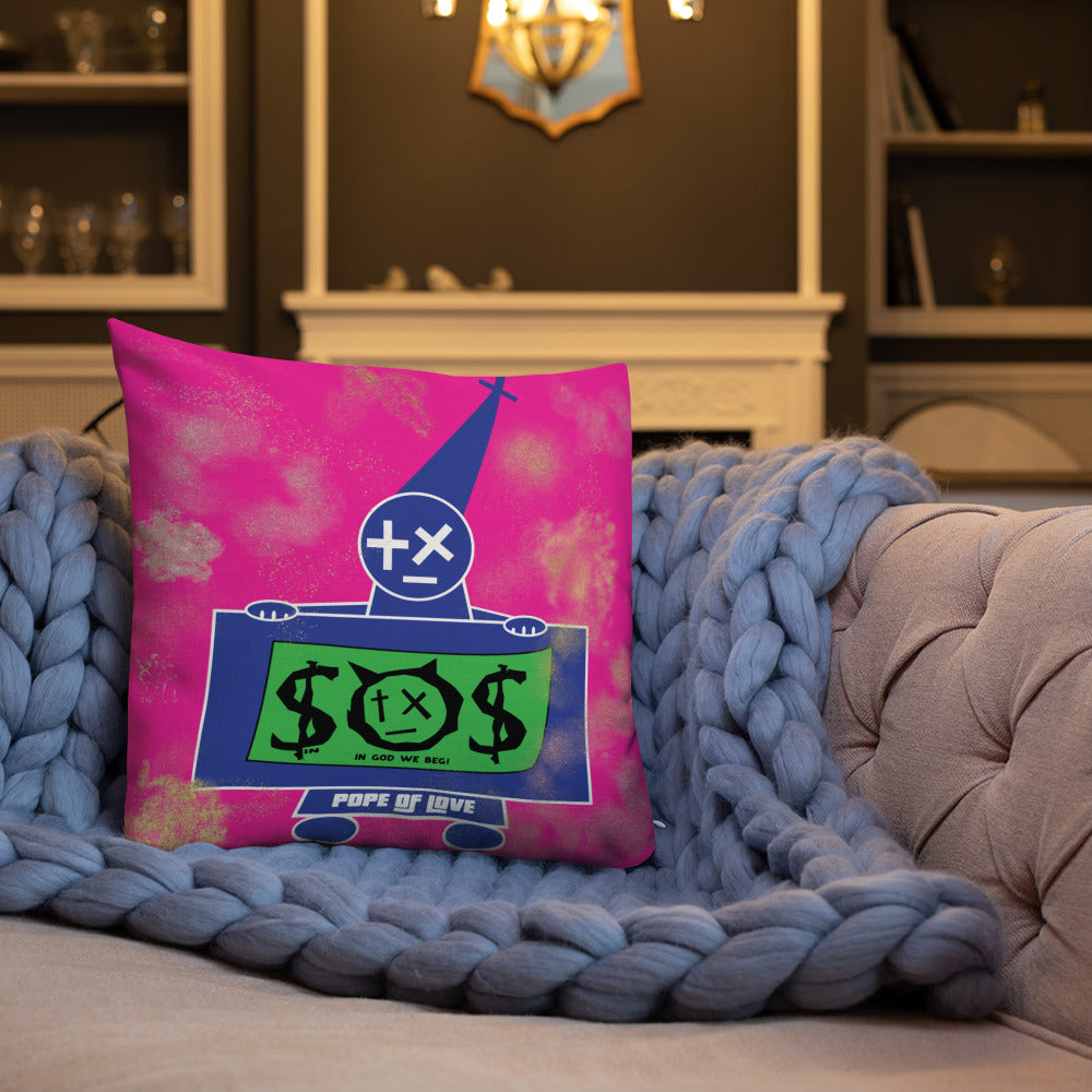 Pope Of Love, Money Premium Pillow