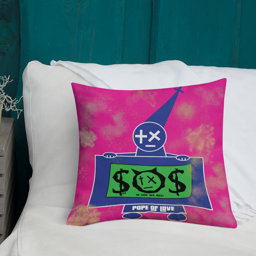 Pope Of Love, Money Premium Pillow