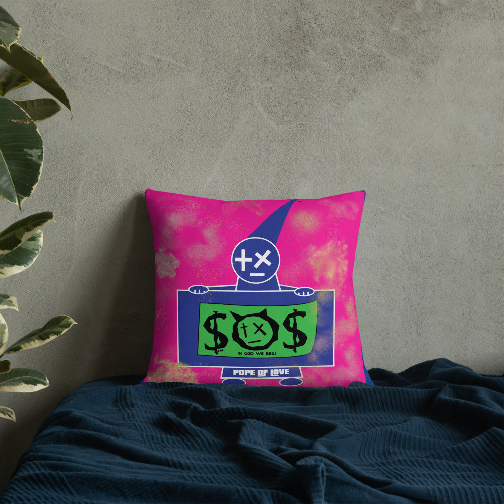 Pope Of Love, Money Premium Pillow