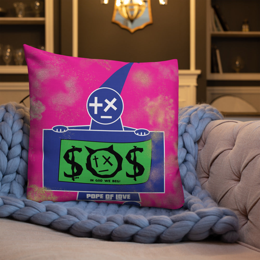 Pope Of Love, Money Premium Pillow