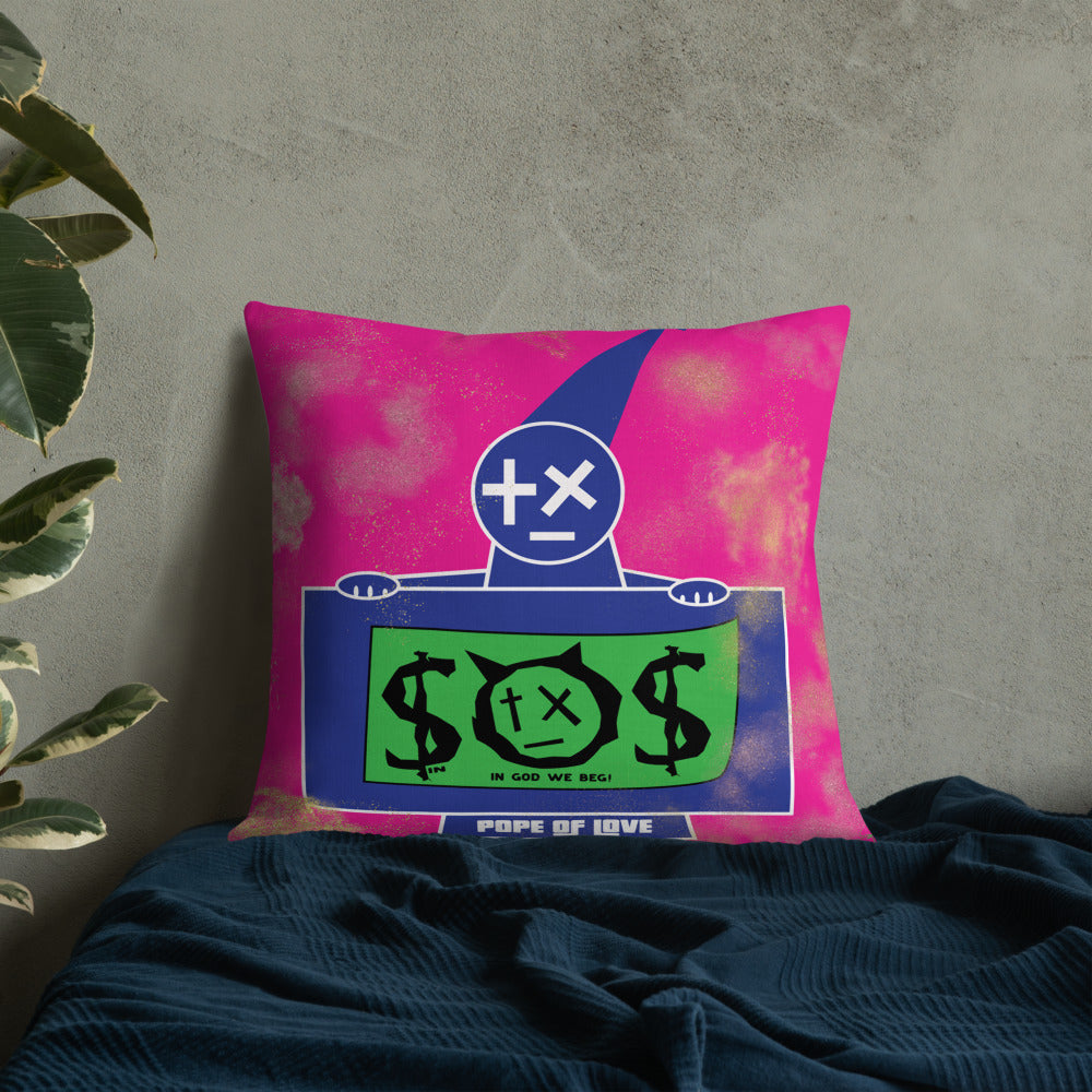 Pope Of Love, Money Premium Pillow