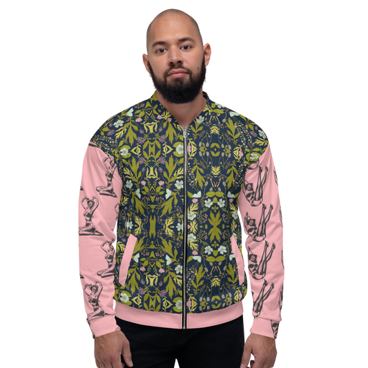 Girls & Nature, Unisex Bomber Jacket