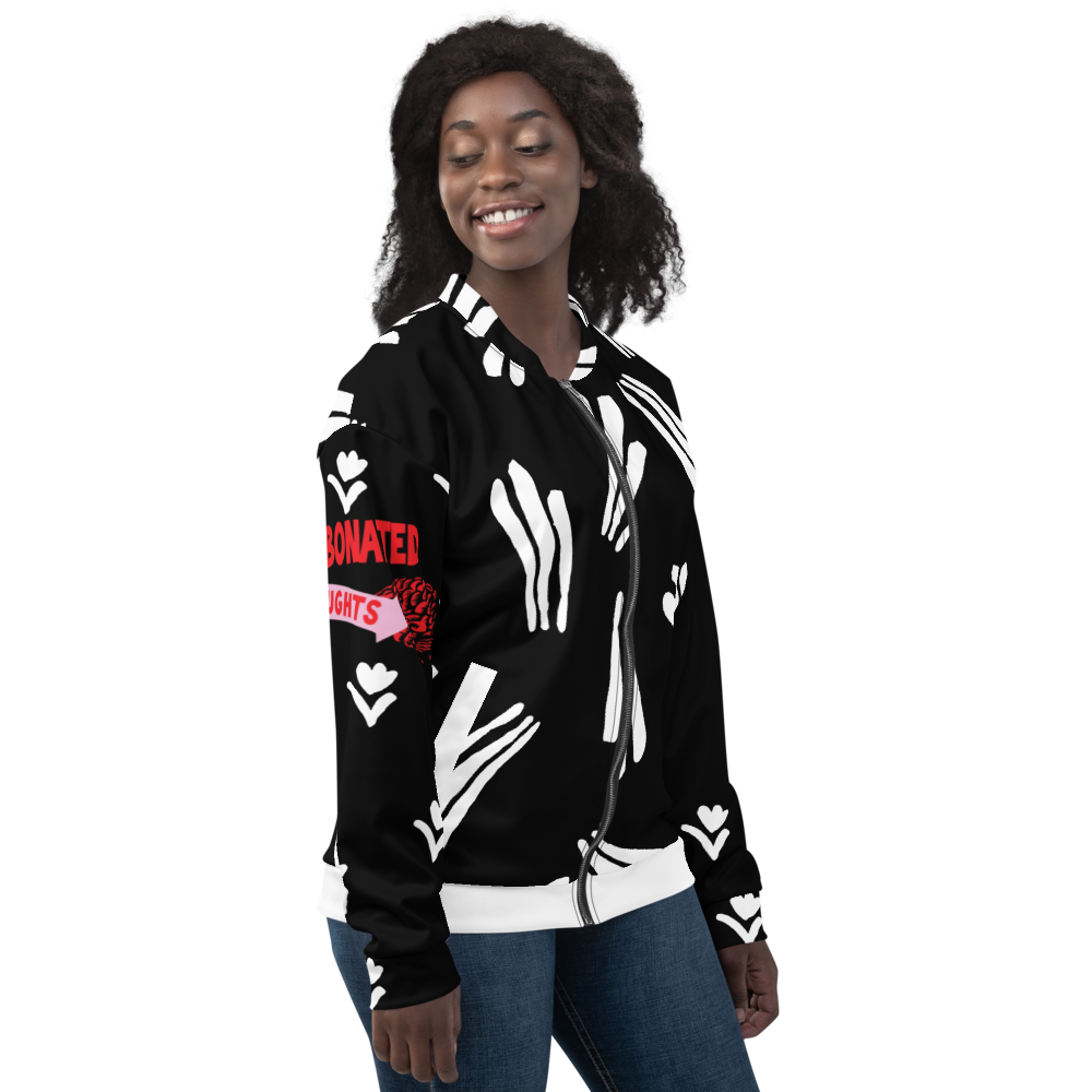 All Dressed Up Carbonated Thoughts Unisex Bomber Jacket