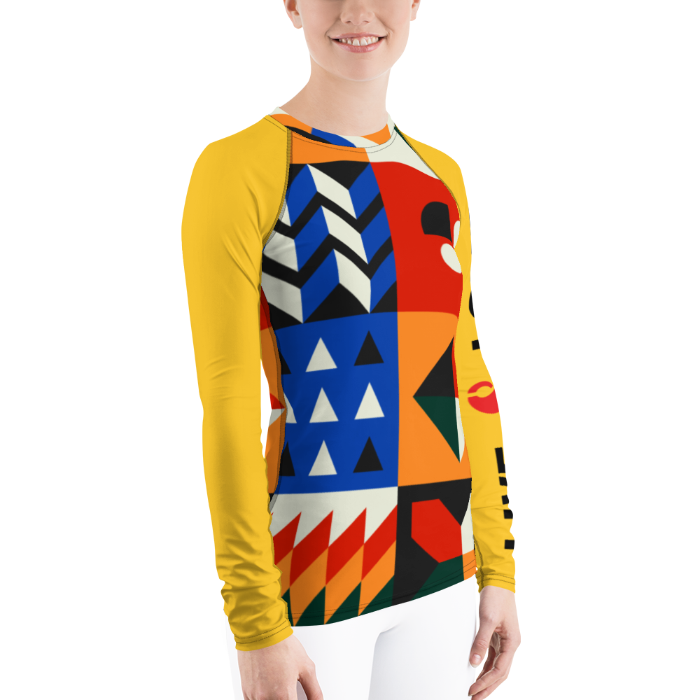 Live By The Sea Lanes Cove Design, Women's Rash Guard