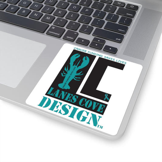Lanes Cove Cancer Funding Sticker - Support Research Decal 4 Sizes