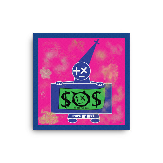 Pope Of Love Money, Canvas