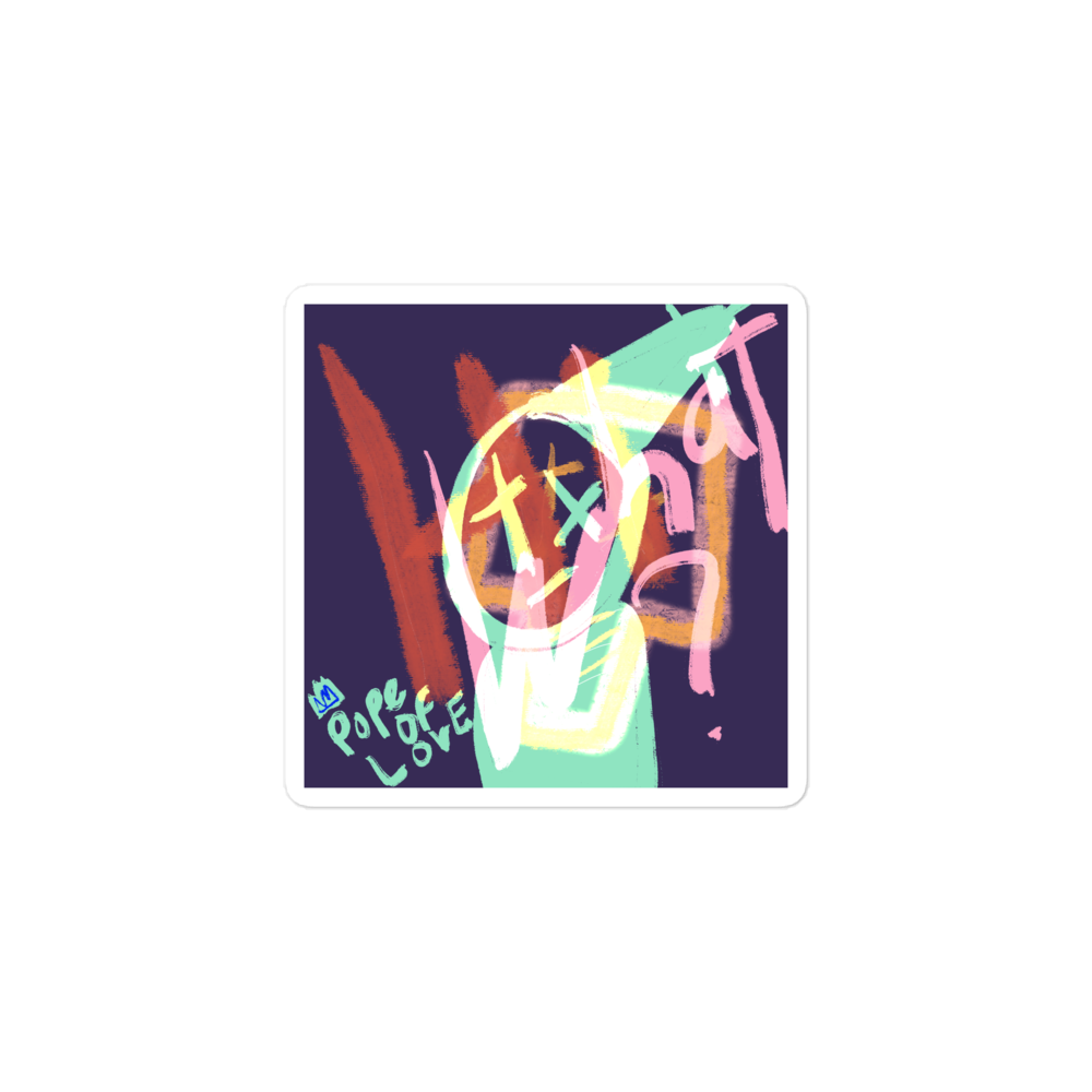 Hi What, Bubble-free stickers