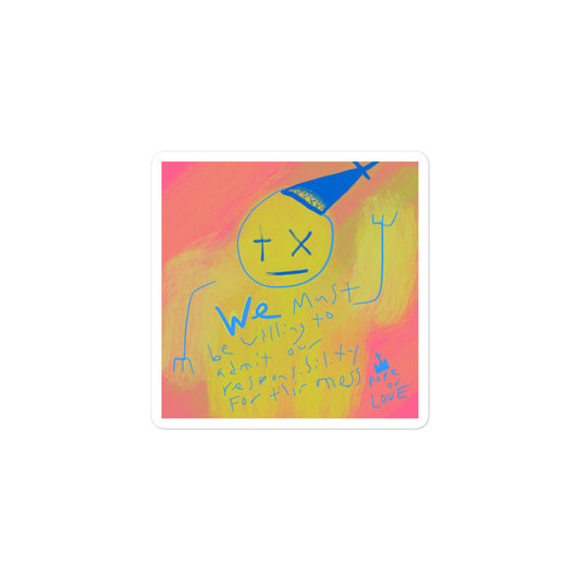 This Mess, Pope Of Love Bubble-free stickers