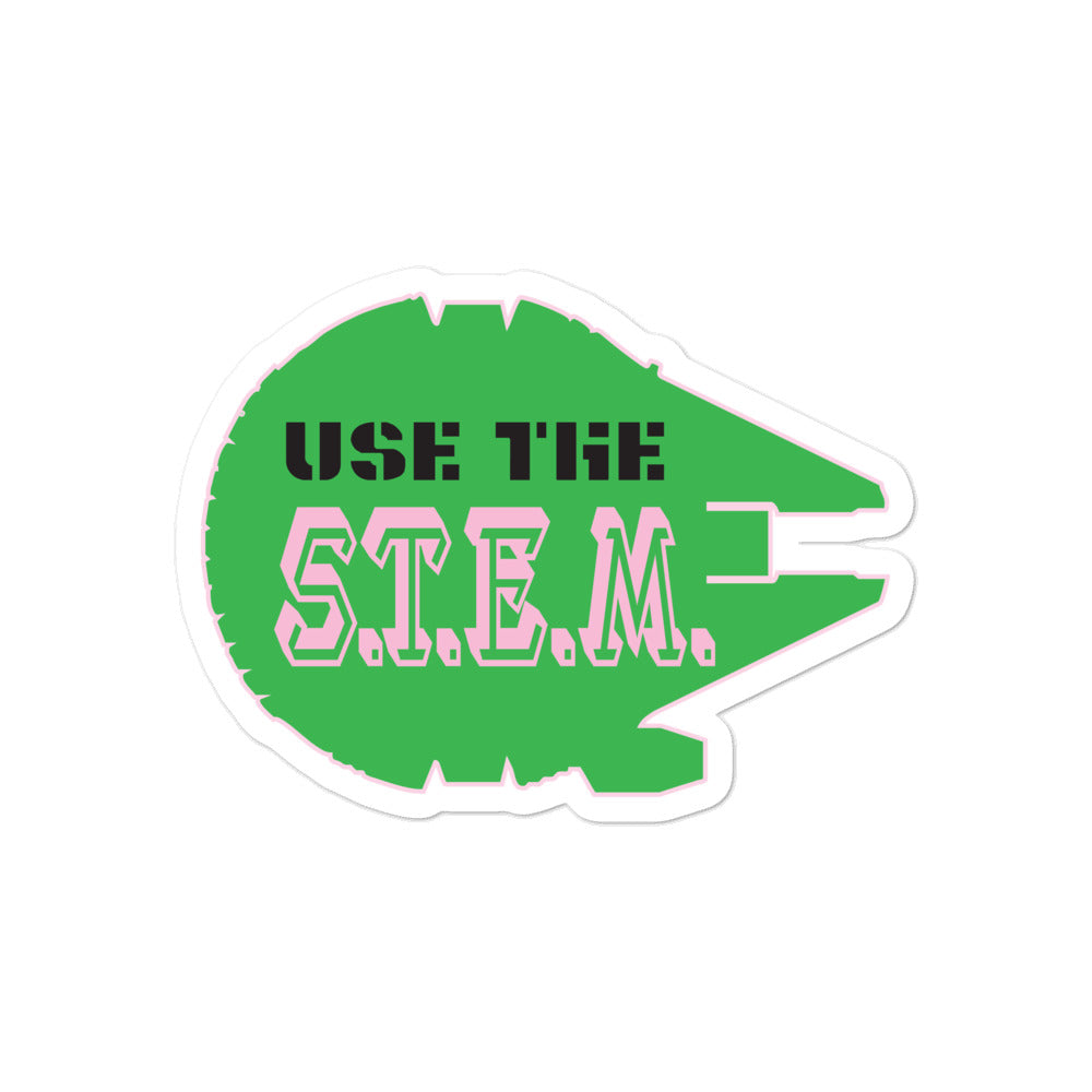 Us The STEM, Bubble-free stickers