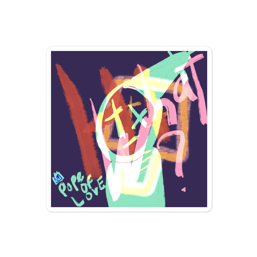 Hi What, Bubble-free stickers