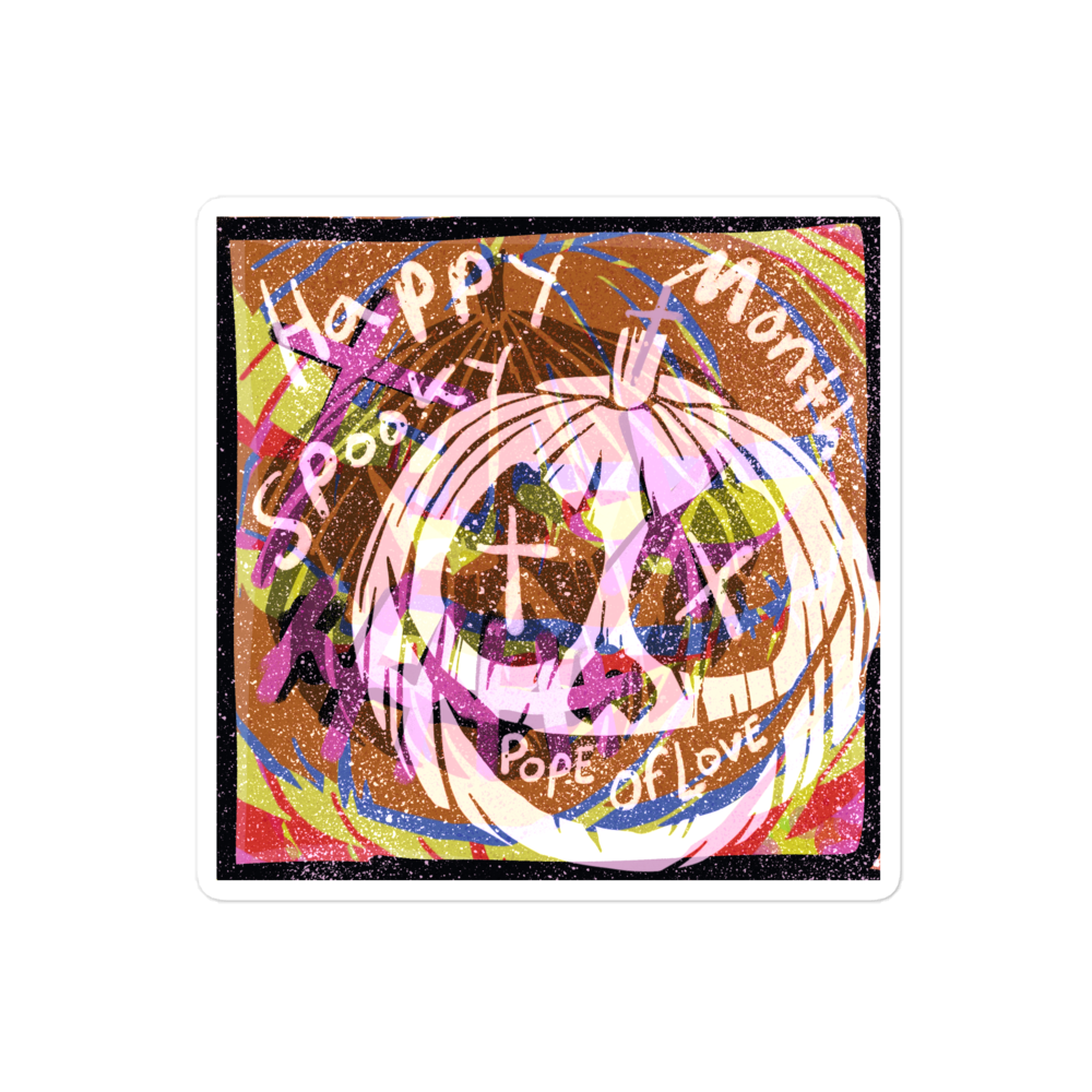 Spooky Month, Bubble-free stickers