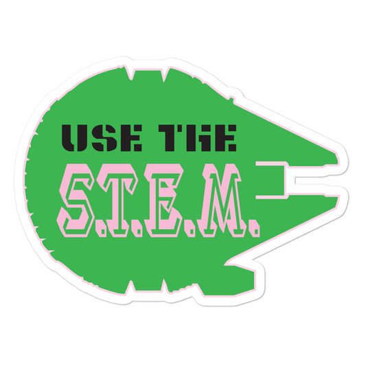 Us The STEM, Bubble-free stickers