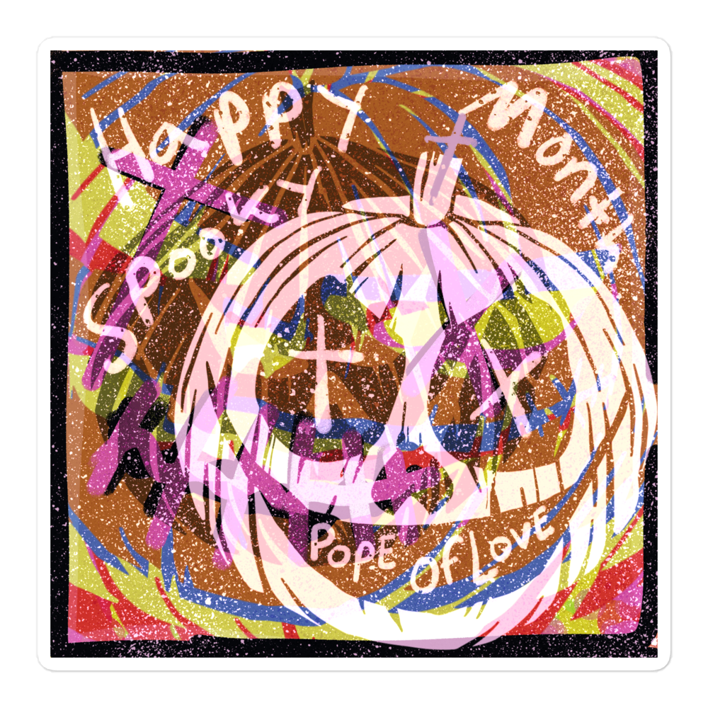 Spooky Month, Bubble-free stickers