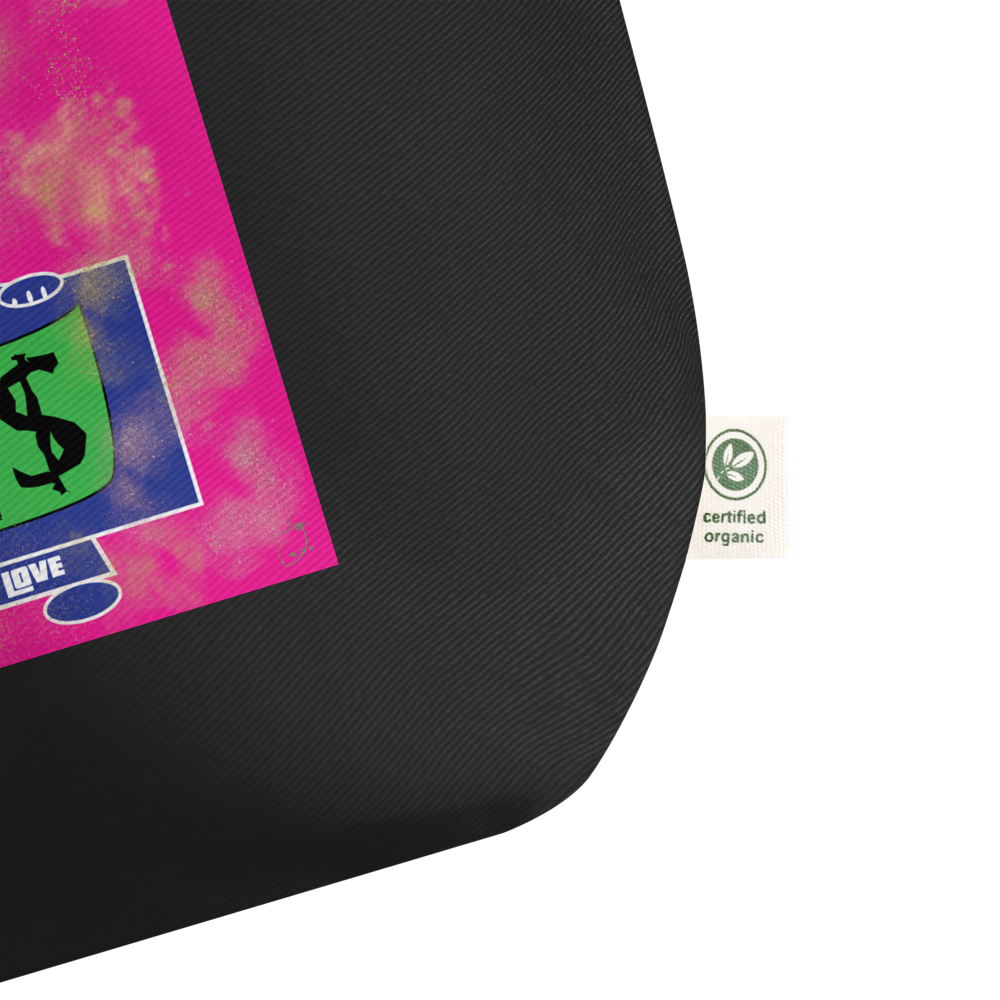 Pope Of Love, Large organic tote bag