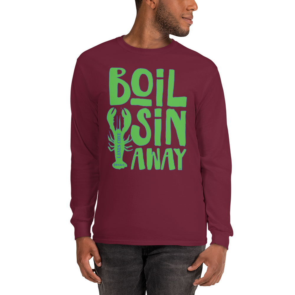 Boil Sin Away, Men’s Long Sleeve Shirt