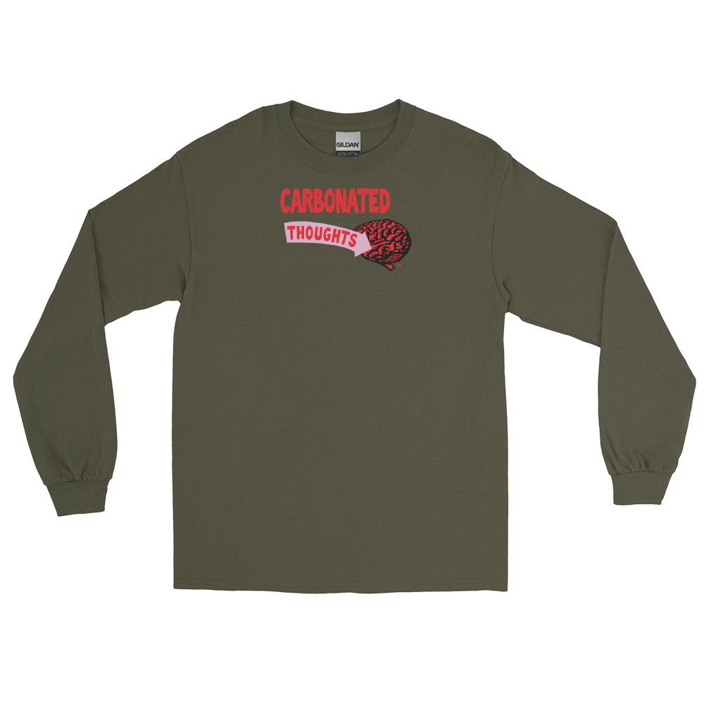 Be More Than Fear, Carbonated Thoughts, Men’s Long Sleeve Shirt