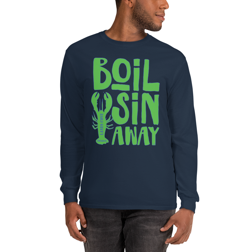 Boil Sin Away, Men’s Long Sleeve Shirt