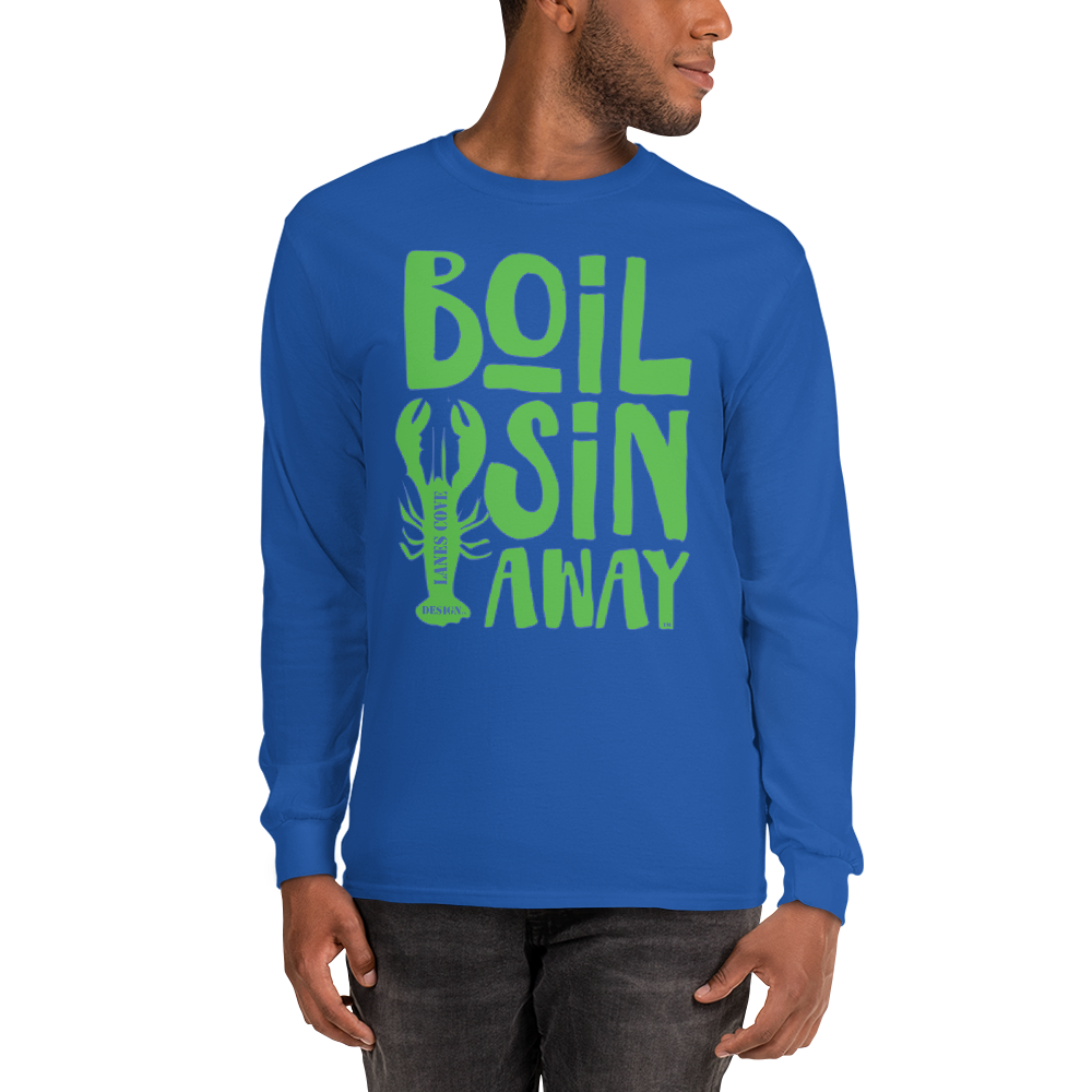 Boil Sin Away, Men’s Long Sleeve Shirt
