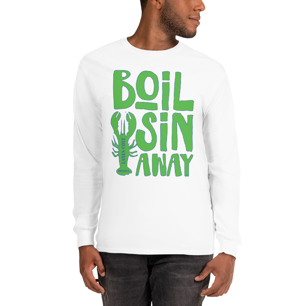 Boil Sin Away, Men’s Long Sleeve Shirt