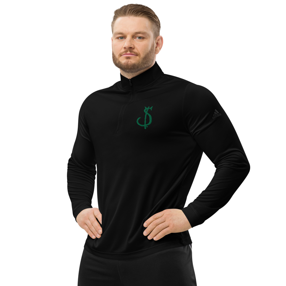 $in Embroidered, Quarter zip pullover