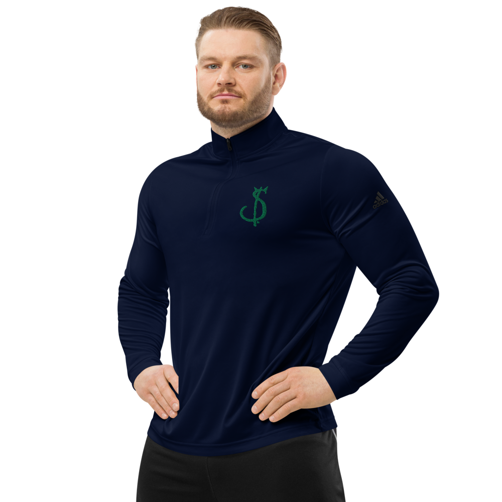 $in Embroidered, Quarter zip pullover