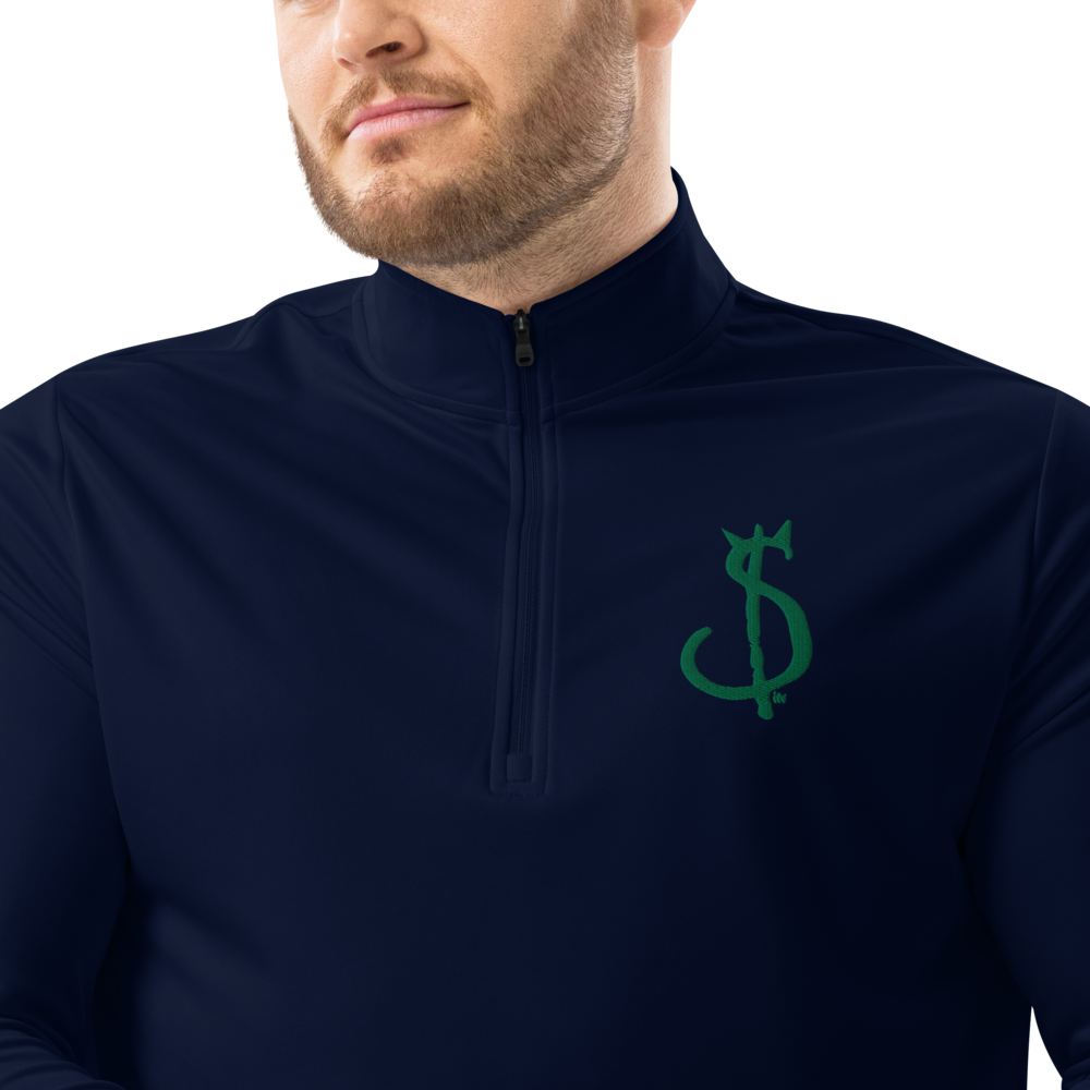 $in Embroidered, Quarter zip pullover
