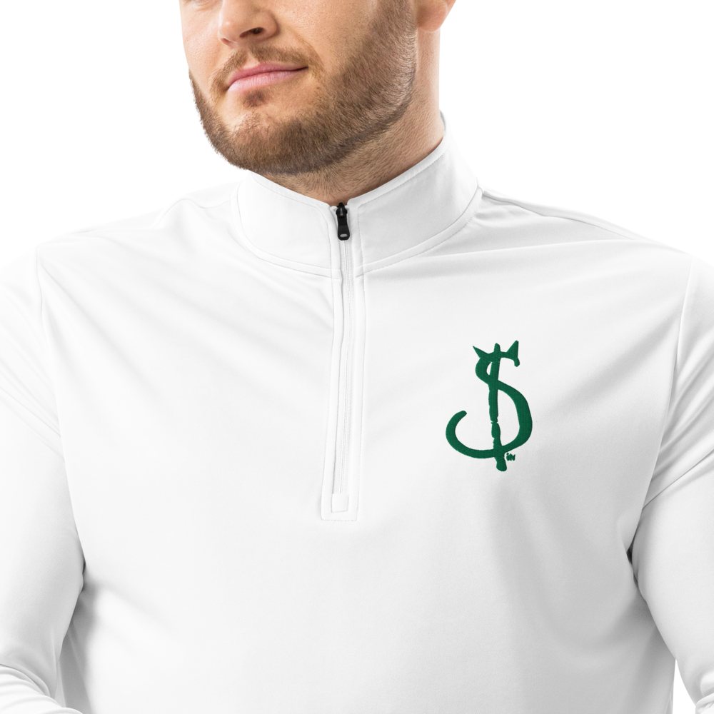 $in Embroidered, Quarter zip pullover