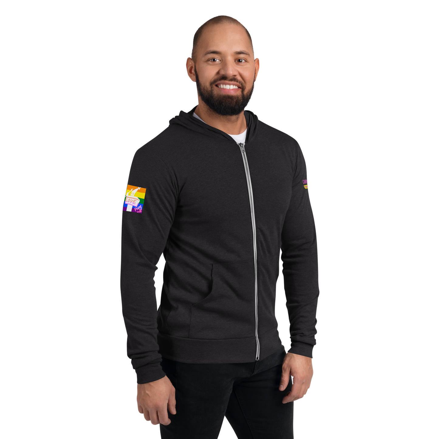 Pride, Pope Of Love Unisex zip hoodie