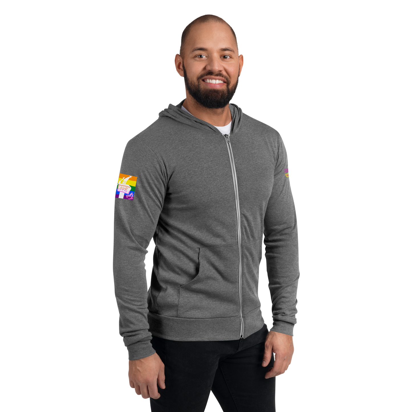 Pride, Pope Of Love Unisex zip hoodie