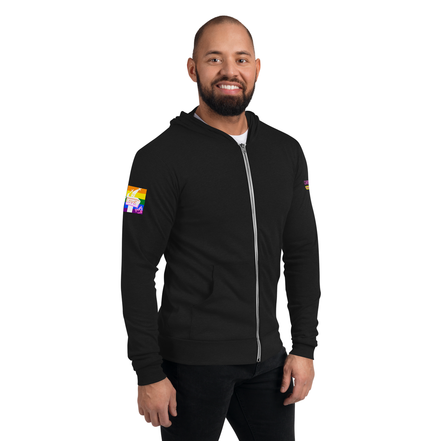Pride, Pope Of Love Unisex zip hoodie
