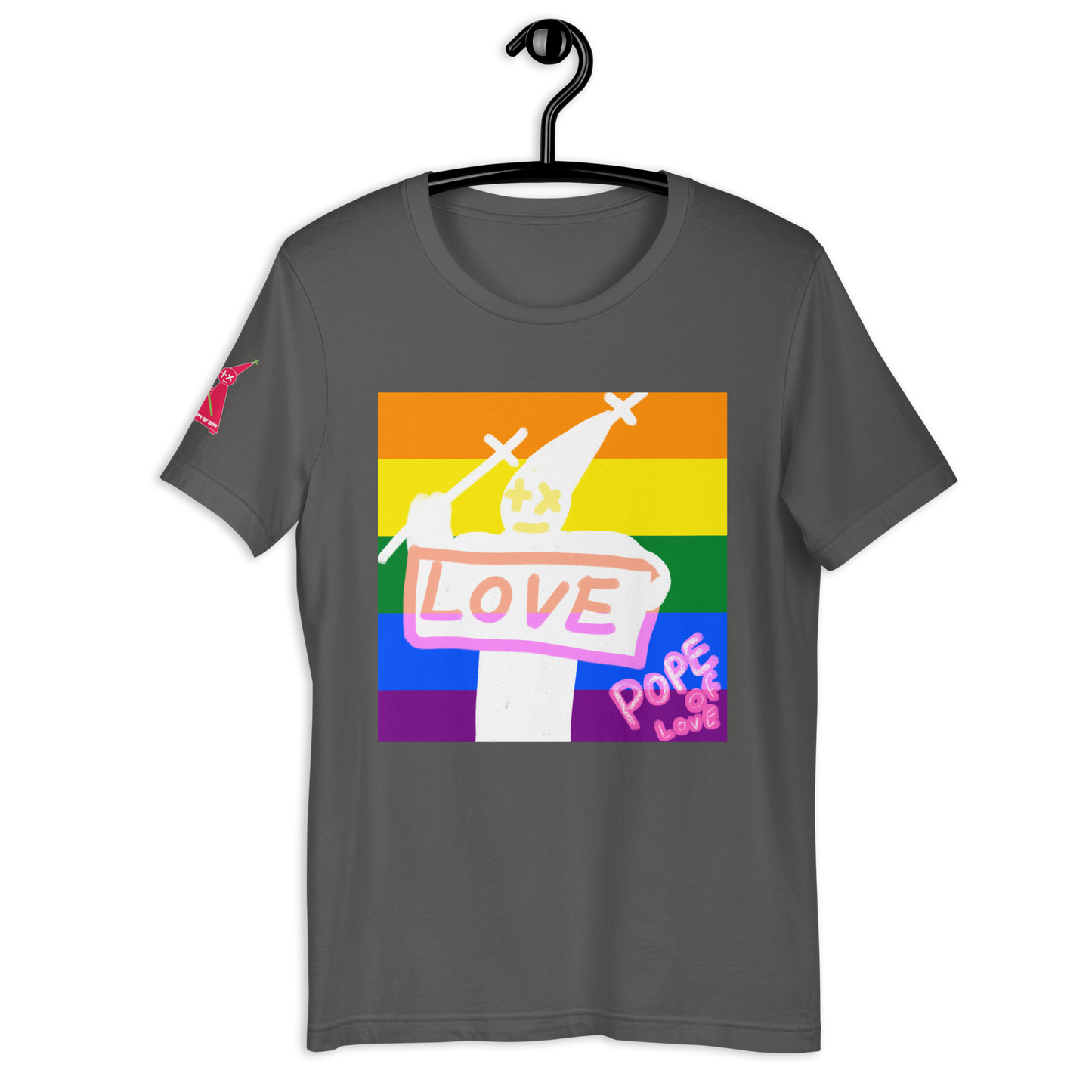 Pride, Pope Of Love Unisex t-shirt
