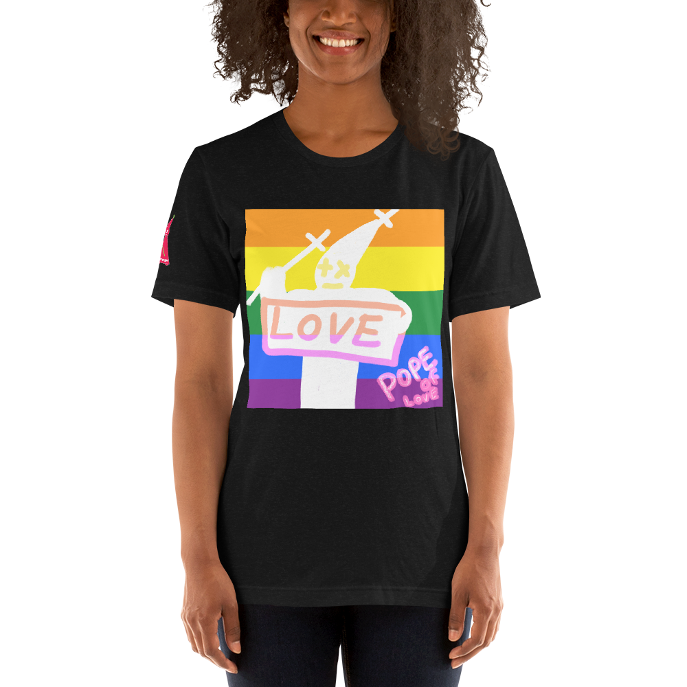 Pride, Pope Of Love Unisex t-shirt