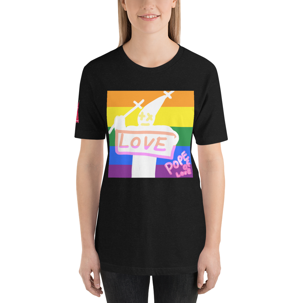 Pride, Pope Of Love Unisex t-shirt