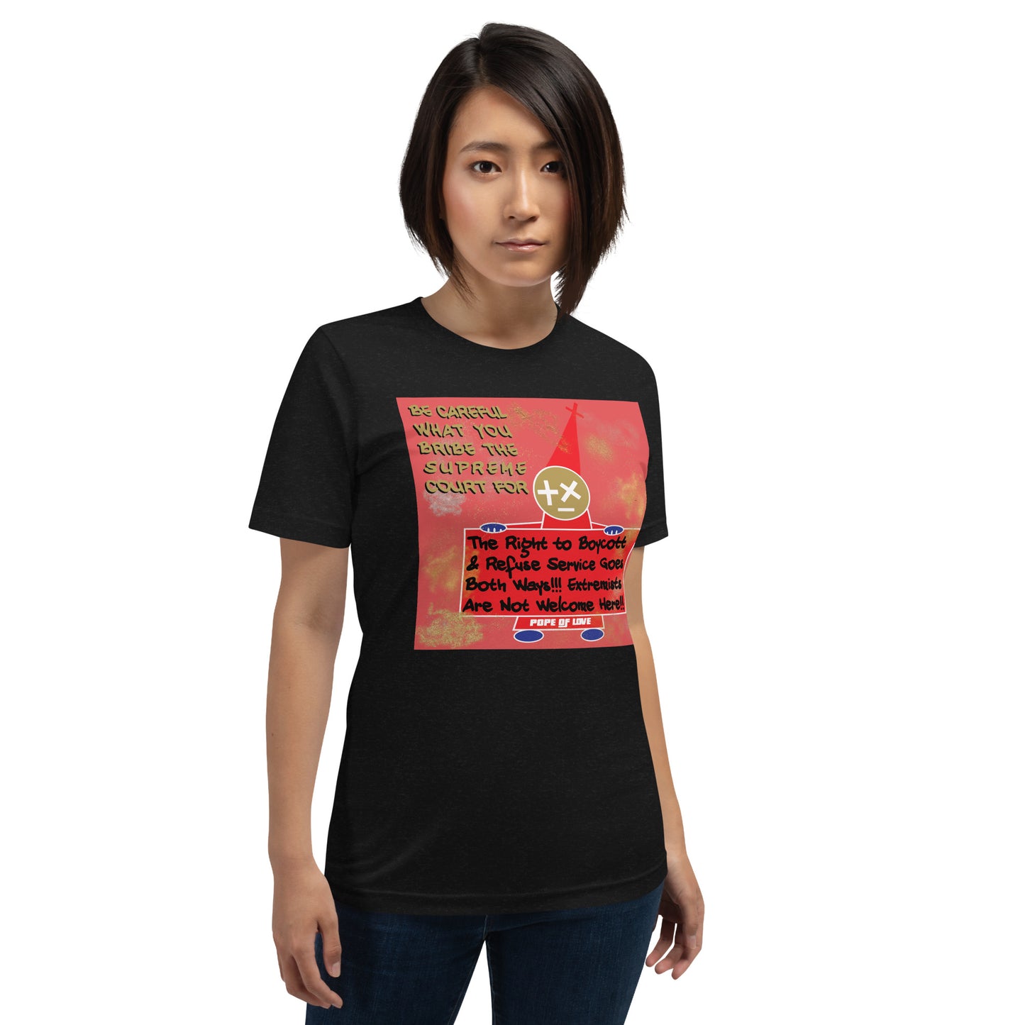 No MAGA, Pope Of Love, Unisex t-shirt