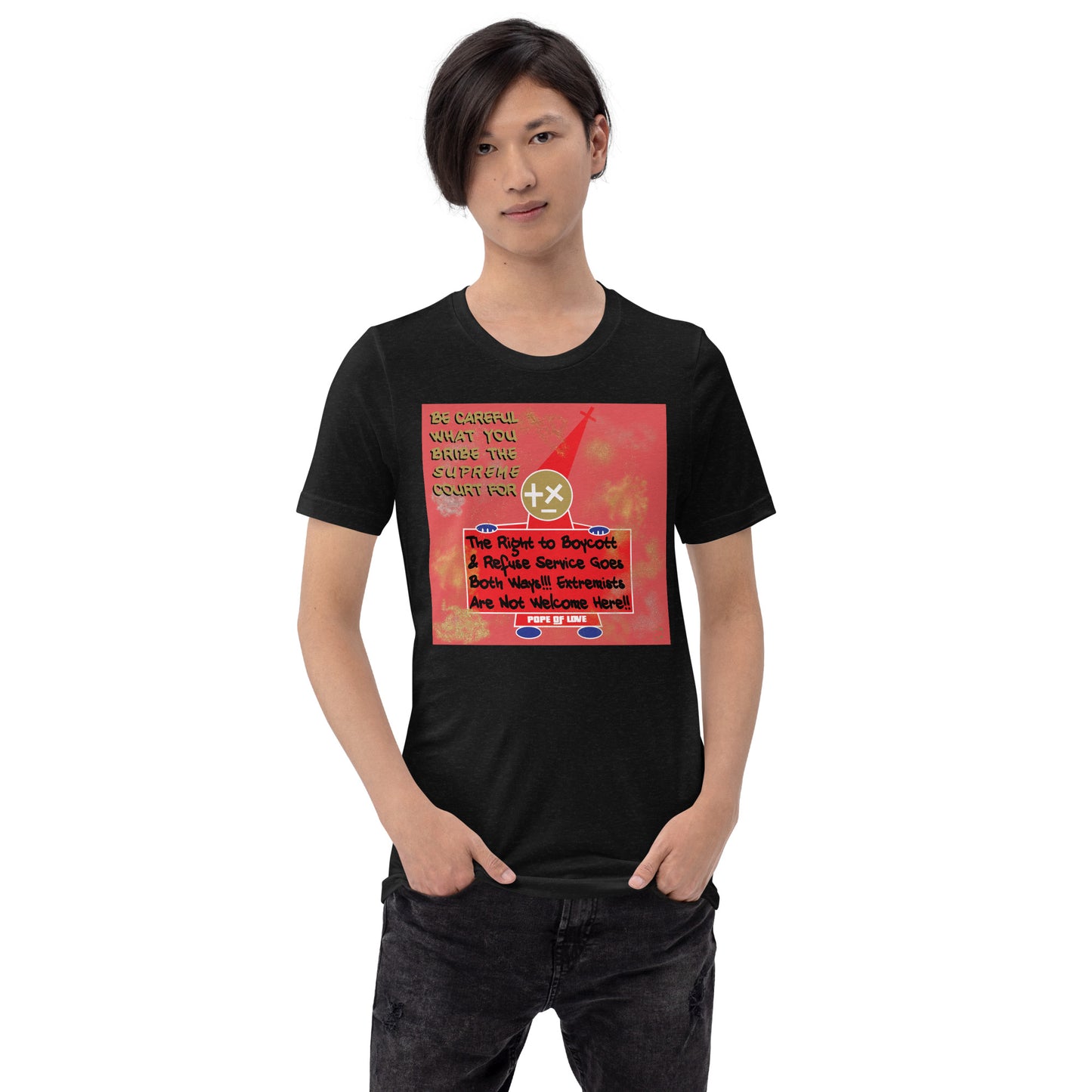 No MAGA, Pope Of Love, Unisex t-shirt