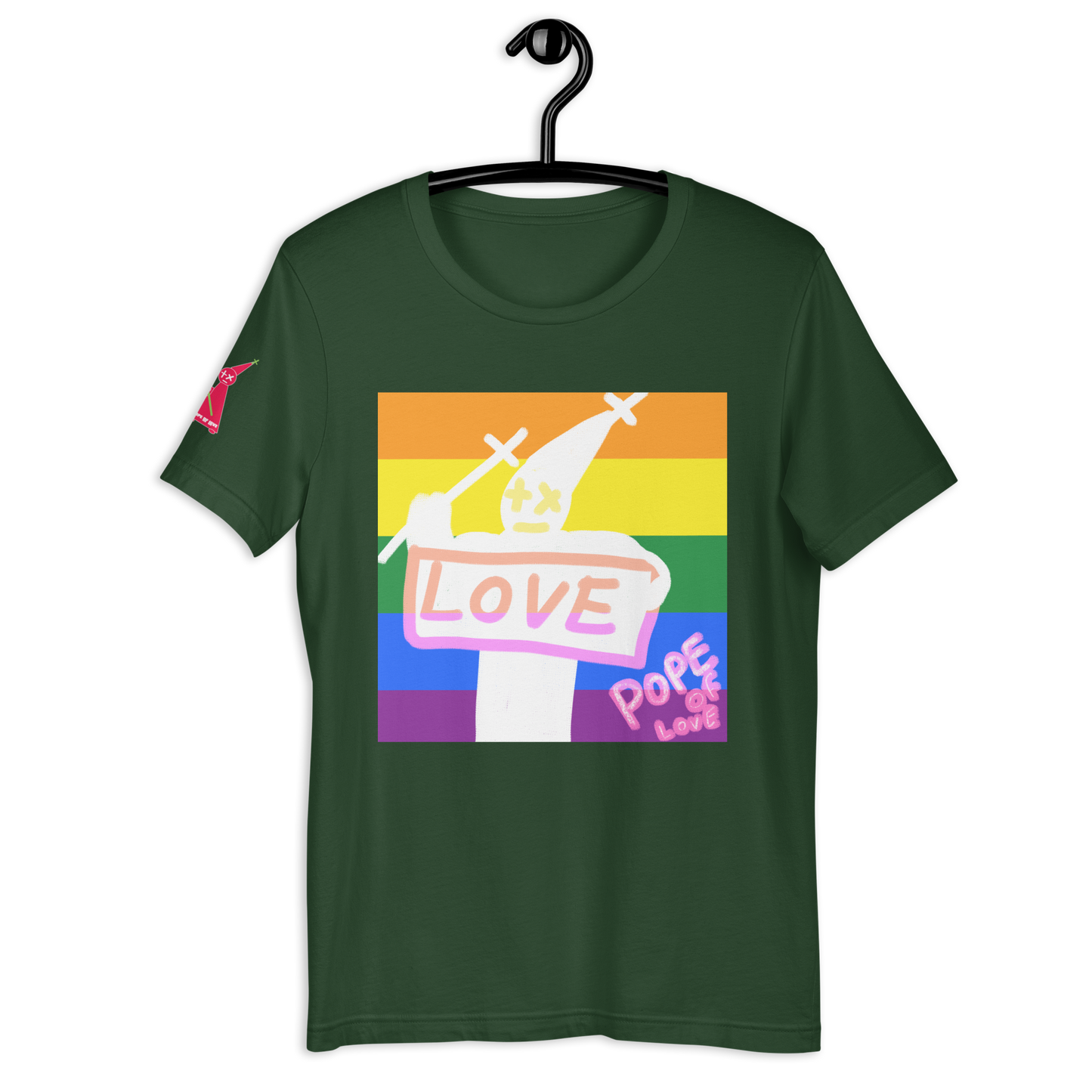 Pride, Pope Of Love Unisex t-shirt