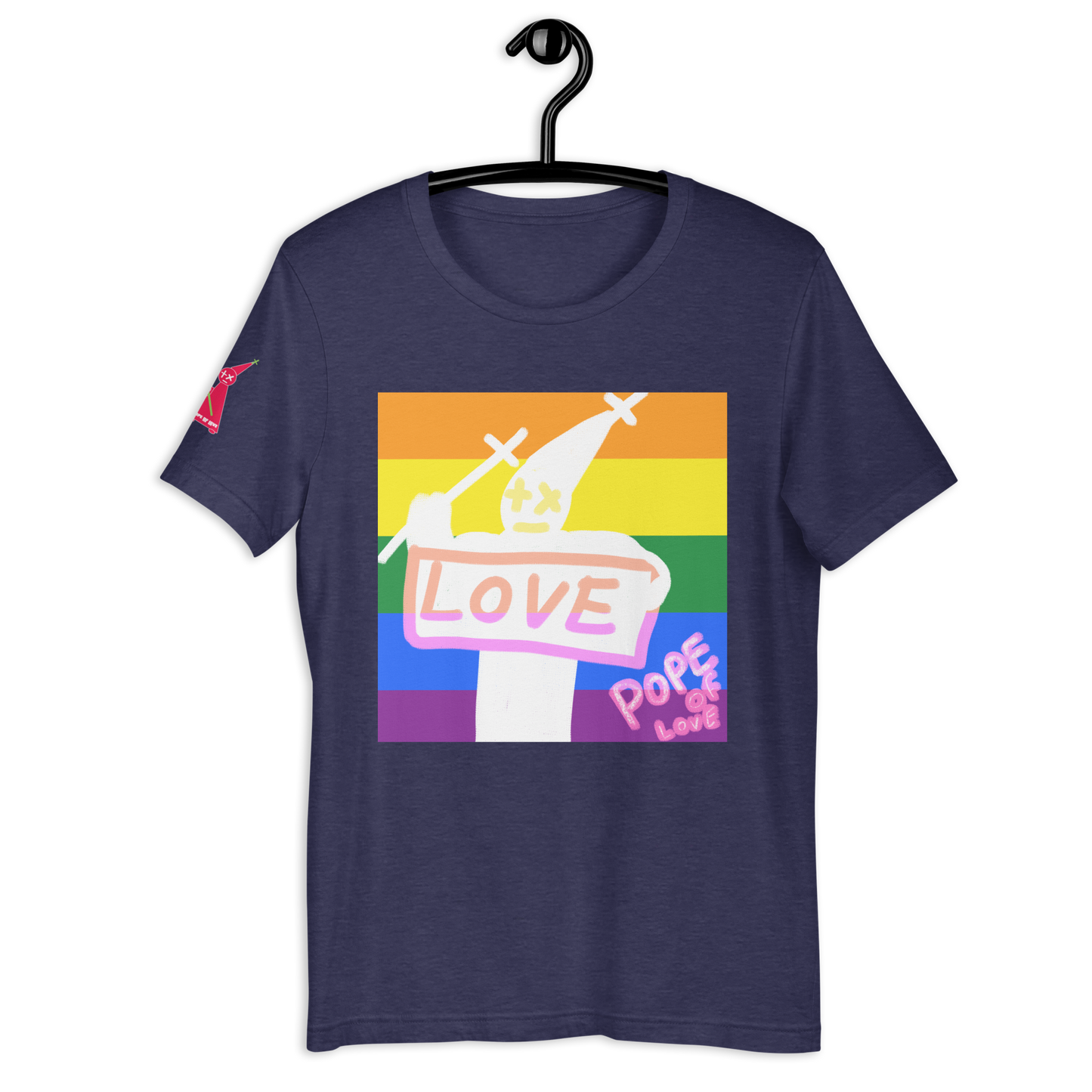 Pride, Pope Of Love Unisex t-shirt