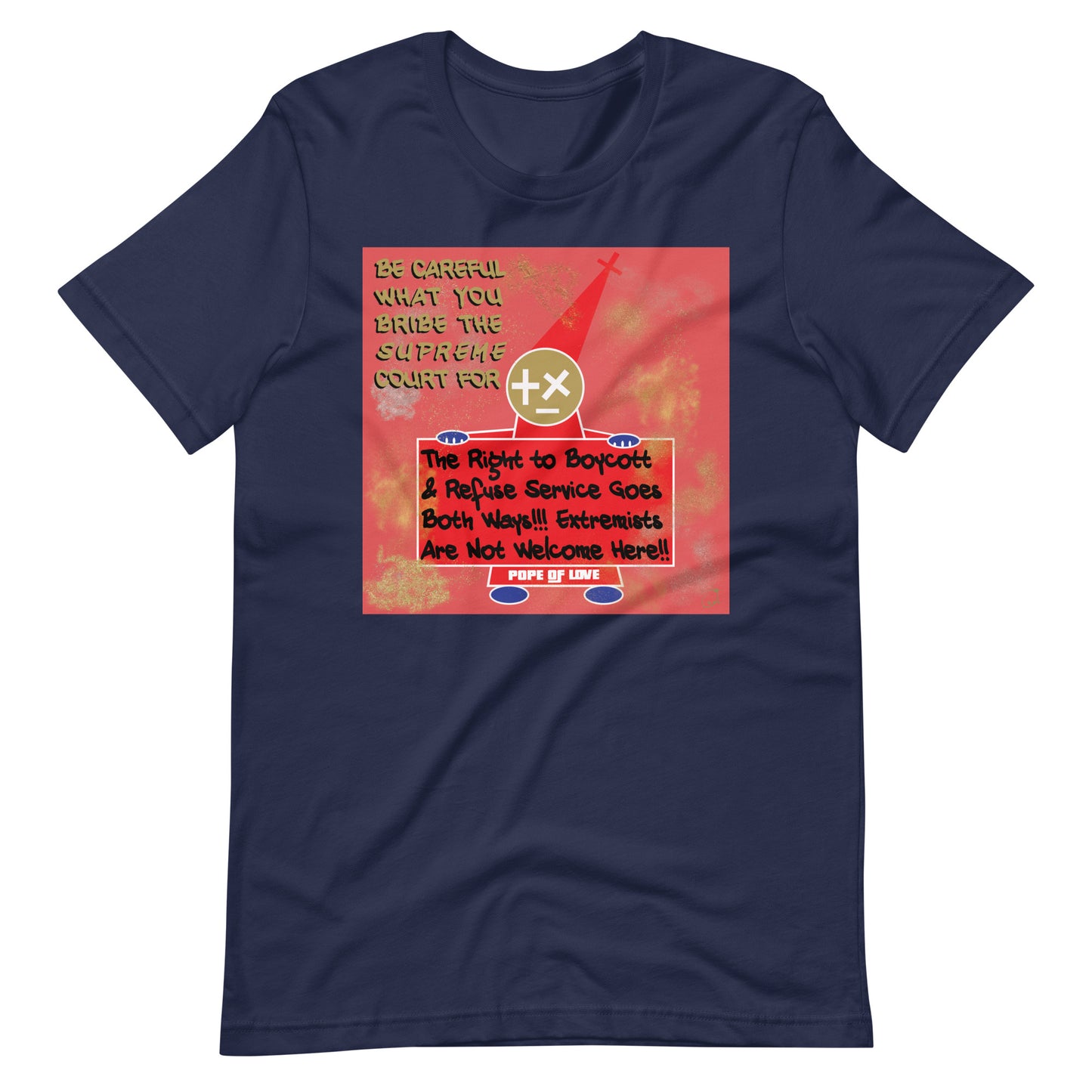 No MAGA, Pope Of Love, Unisex t-shirt