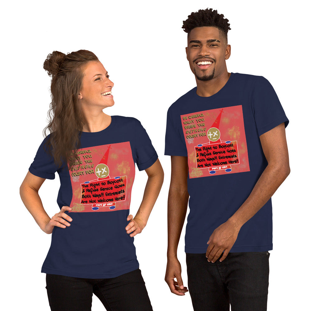 No MAGA, Pope Of Love, Unisex t-shirt