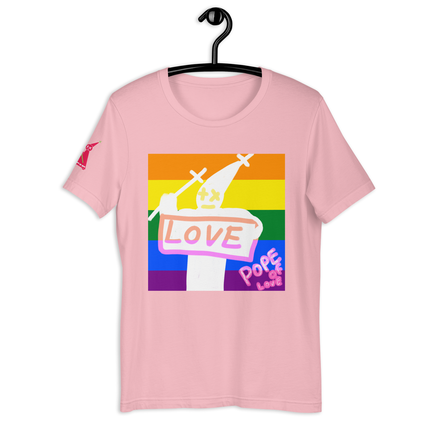 Pride, Pope Of Love Unisex t-shirt